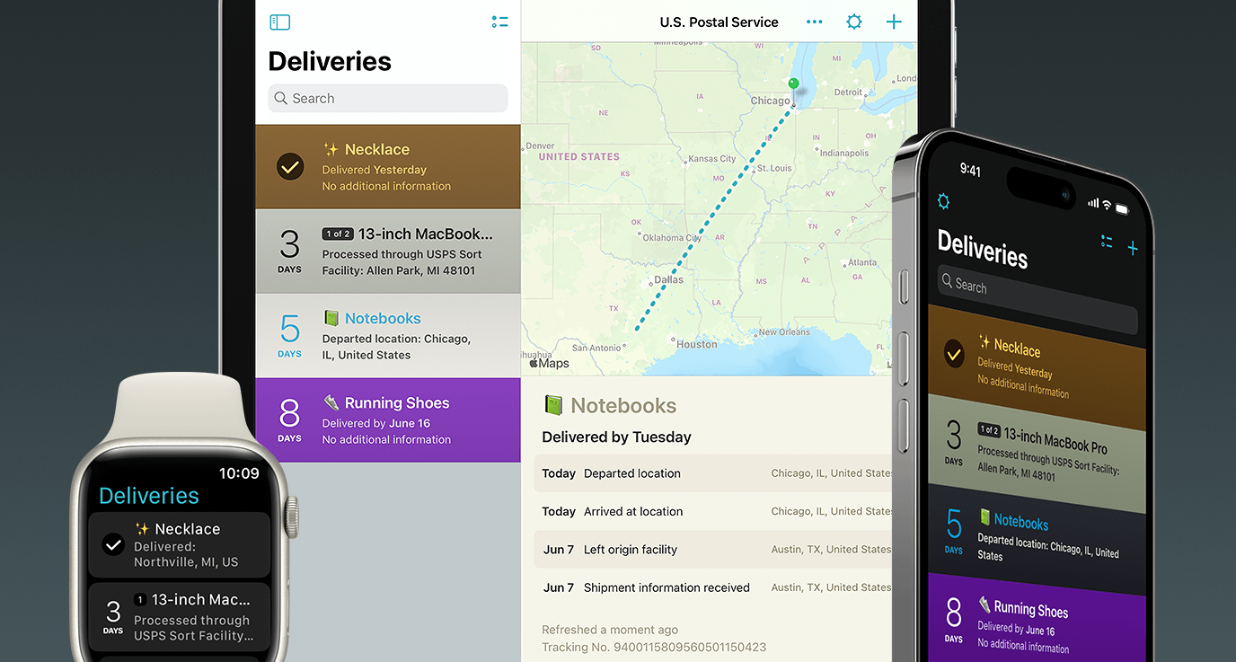 Deliveries 9.5.1 for iOS iPhone and iPad Junecloud