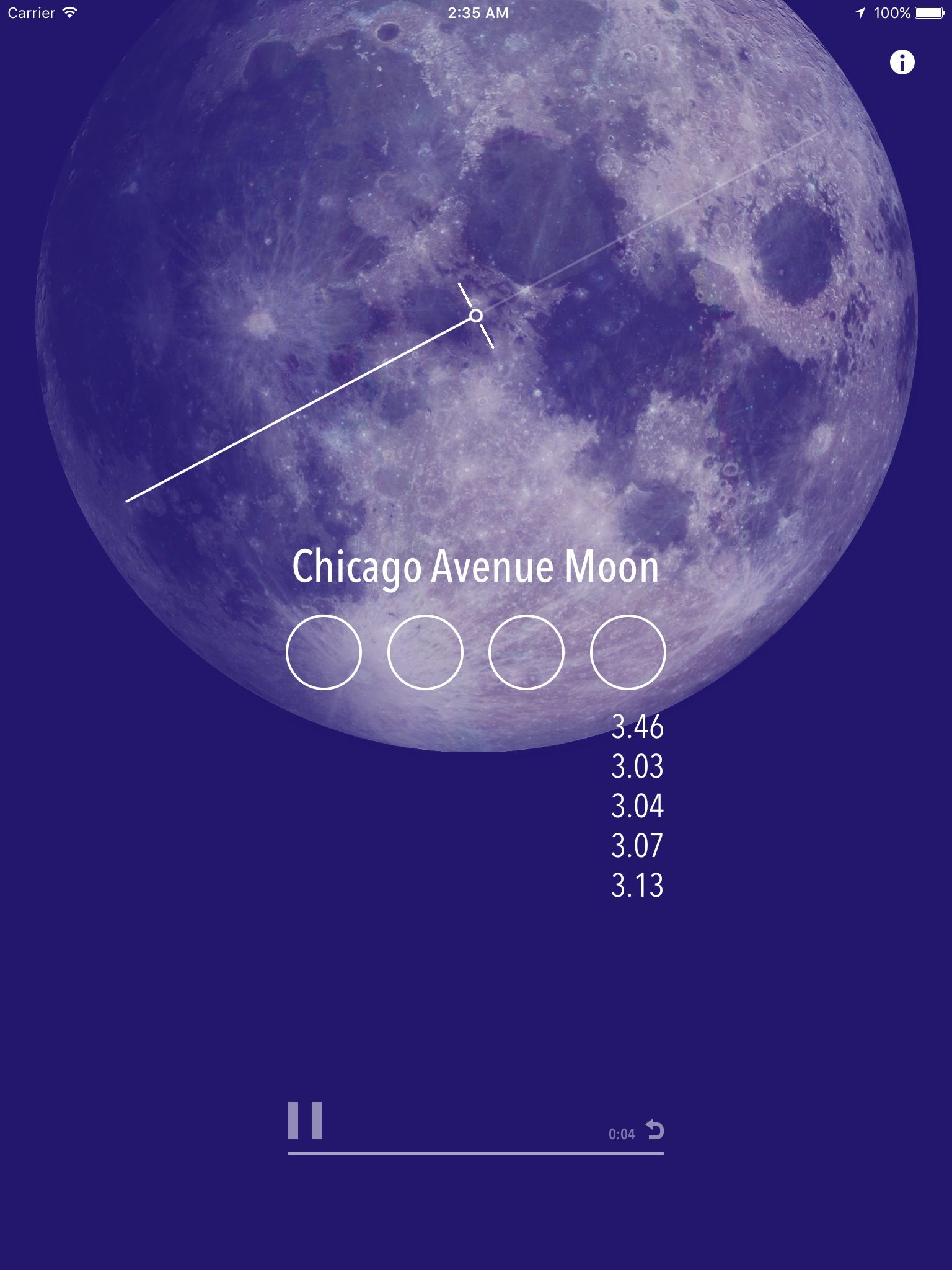 Chicago Avenue Moon for iPad screenshot