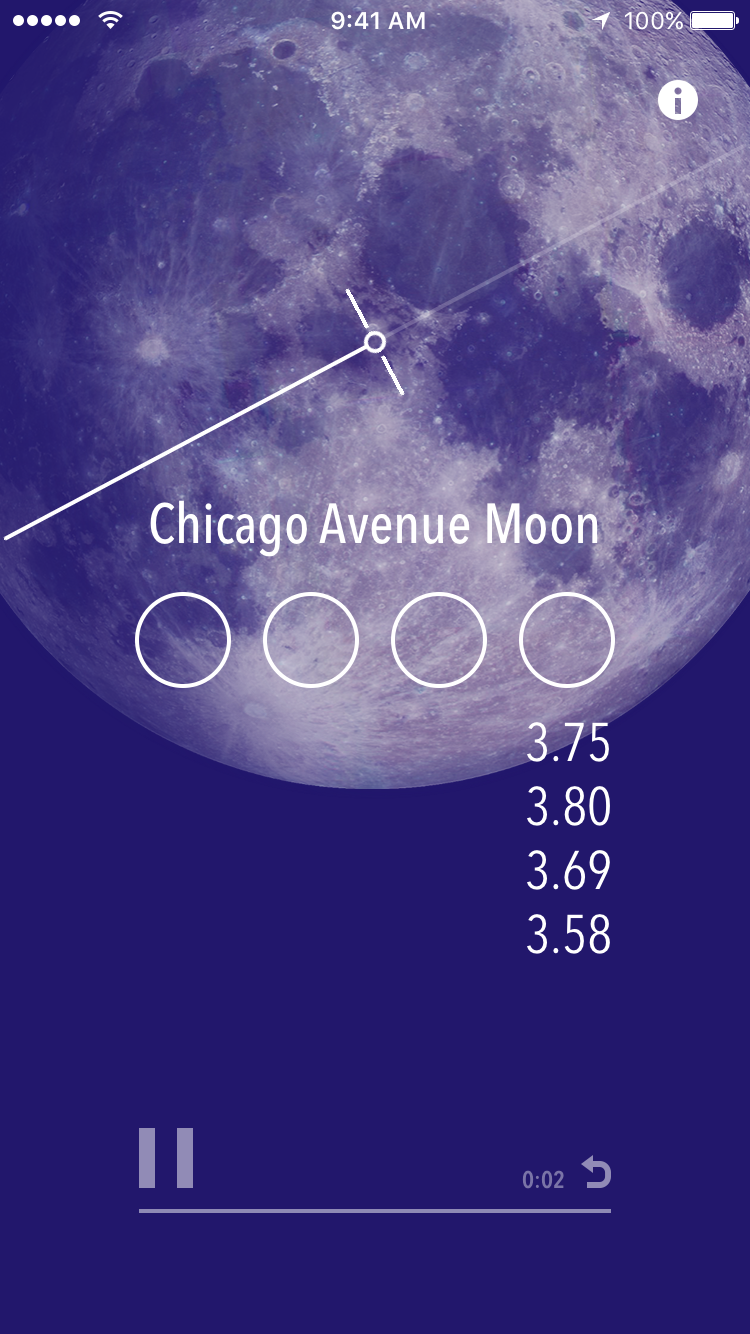 Chicago Avenue Moon for iPhone 6s screenshot