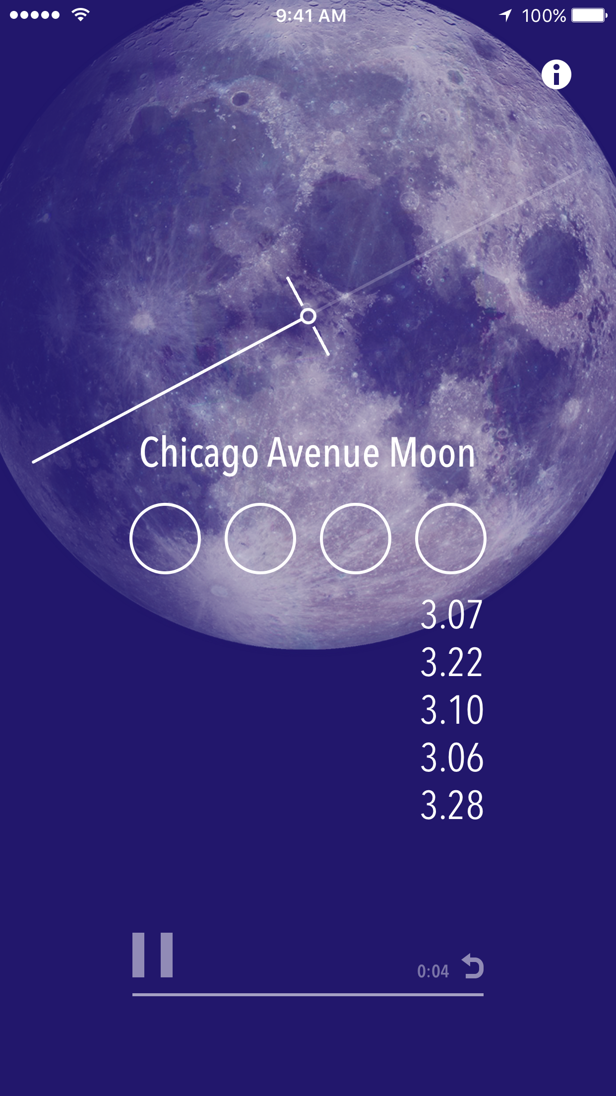 Chicago Avenue Moon for iPhone 6s Plus screenshot